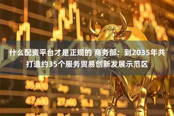 什么配资平台才是正规的 商务部：到2035年共打造约35个服务贸易创新发展示范区